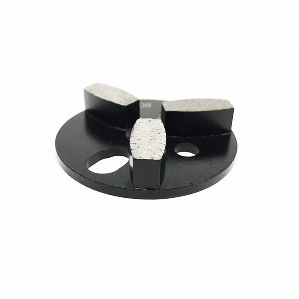 Efficient 4" Diamond Grinding Cup Wheel with 4 Holes Metal Blank Universal Polishing Pads 3 Drum Shape Segments - 12PCS"
