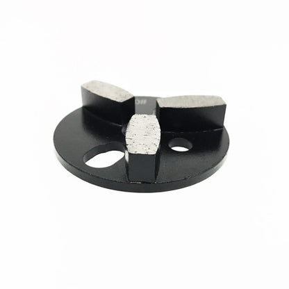 Efficient 4" Diamond Grinding Cup Wheel with 4 Holes Metal Blank Universal Polishing Pads 3 Drum Shape Segments - 12PCS"
