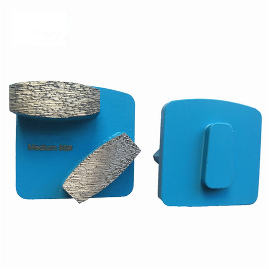Husqvarna /Scanmaskin Diamond Grinding Shoes Double Segment Diamond Grinding Pads for  Redi Lock System Concrete Floor Tools  12PCS