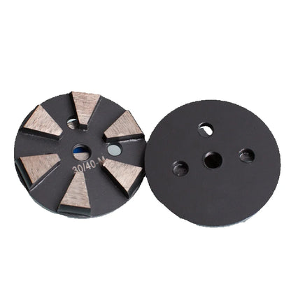 High Performance Diamond Cup Grinding Wheel for Concrete Polishing with Six Trapezoid Segments and D83mm Metal Floor Disc 9PCS