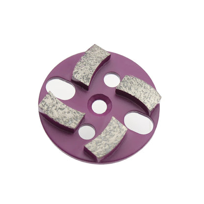 D100mm Diamond Floor Polishing Disc 4 Inch Metal Blank Concrete Grinding Cup Wheels for Cement and Terrazzo Renovatio 12PCS