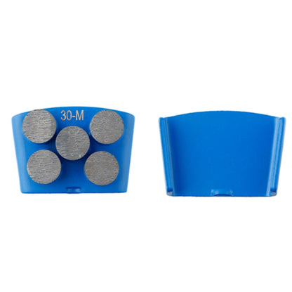 Concrete Grinding Wheel Extra Hard Bond,Long Lifespan Quick HTC  EZ Lock Diamond Metal Polishing Pads Five Round Bars 9PCS