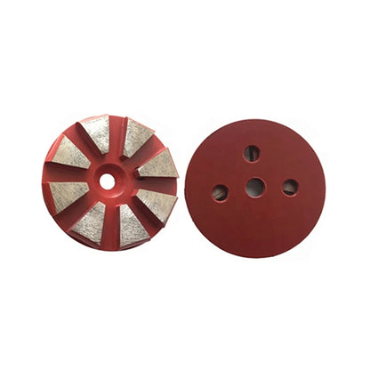 Efficient Grinding with Universal Metal Bond Diamond Disc for Concrete and Terrazzo Floors  3 inch Floor Pads Set of 9 PCS