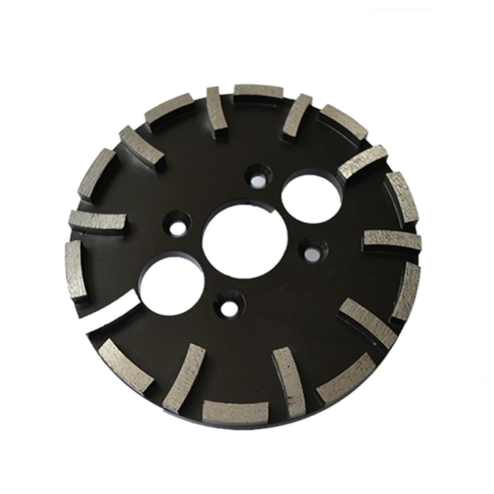 10 Inch Diamond Grinding Cup Wheel with 20 Segments for Concrete and Terrazzo Flooring - Set of 3 Pieces