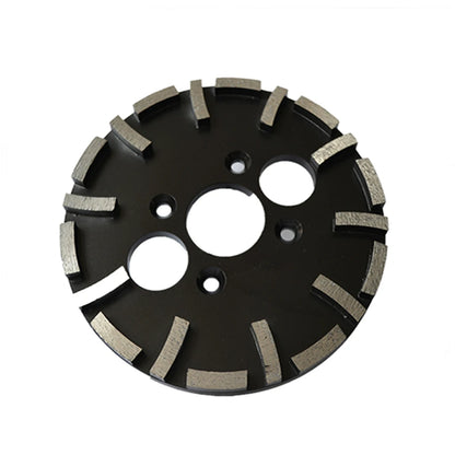 10 Inch Diamond Grinding Cup Wheel with 20 Segments for Concrete and Terrazzo Flooring - Set of 3 Pieces