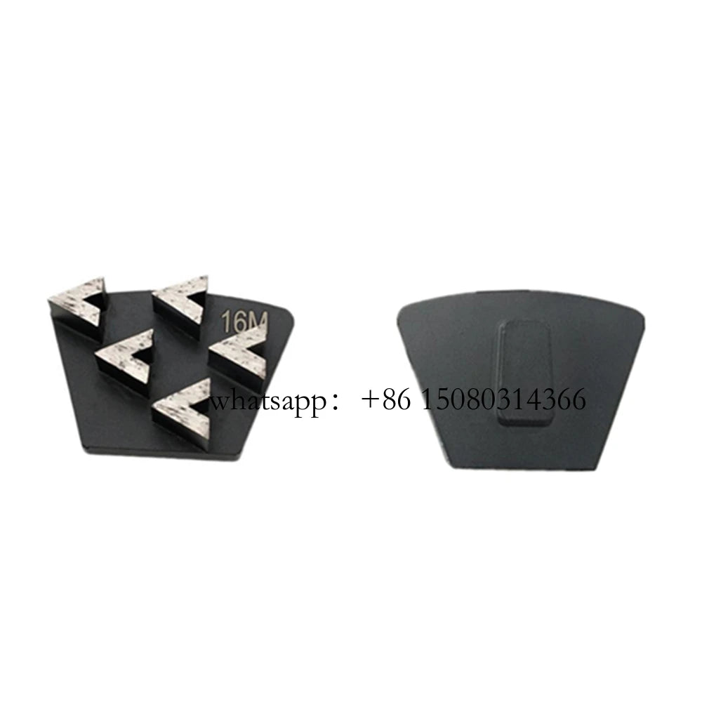 12PCS  Diamond Grinding Block with Five Sharp Arrow Segments for Concrete and Asphalt Floor Polishing
