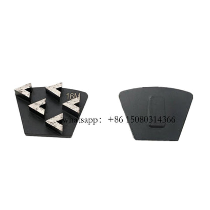 12PCS  Diamond Grinding Block with Five Sharp Arrow Segments for Concrete and Asphalt Floor Polishing