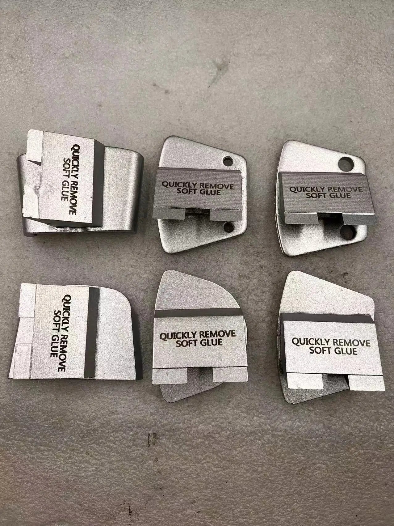 Diamond Tooling Scrapers Quickly Remove Soft Glue Tool for Concrete Grinding Floor Tools for Newgrind Grinder 9pcs