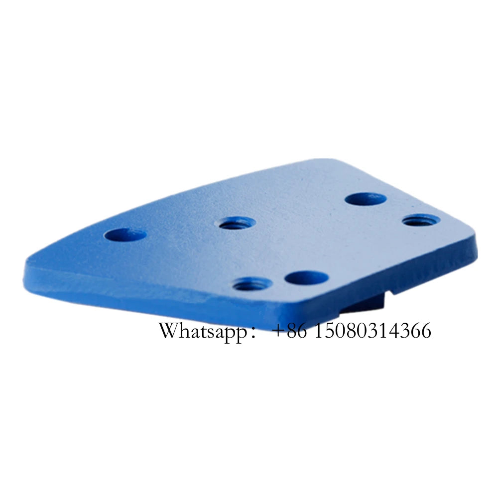 Magnetic Holes M6 Thread Blastrac PCD Grinding Bars Metal Bond Concrete Floor Pads For Mastic Rubber Glue Remove 12PCS