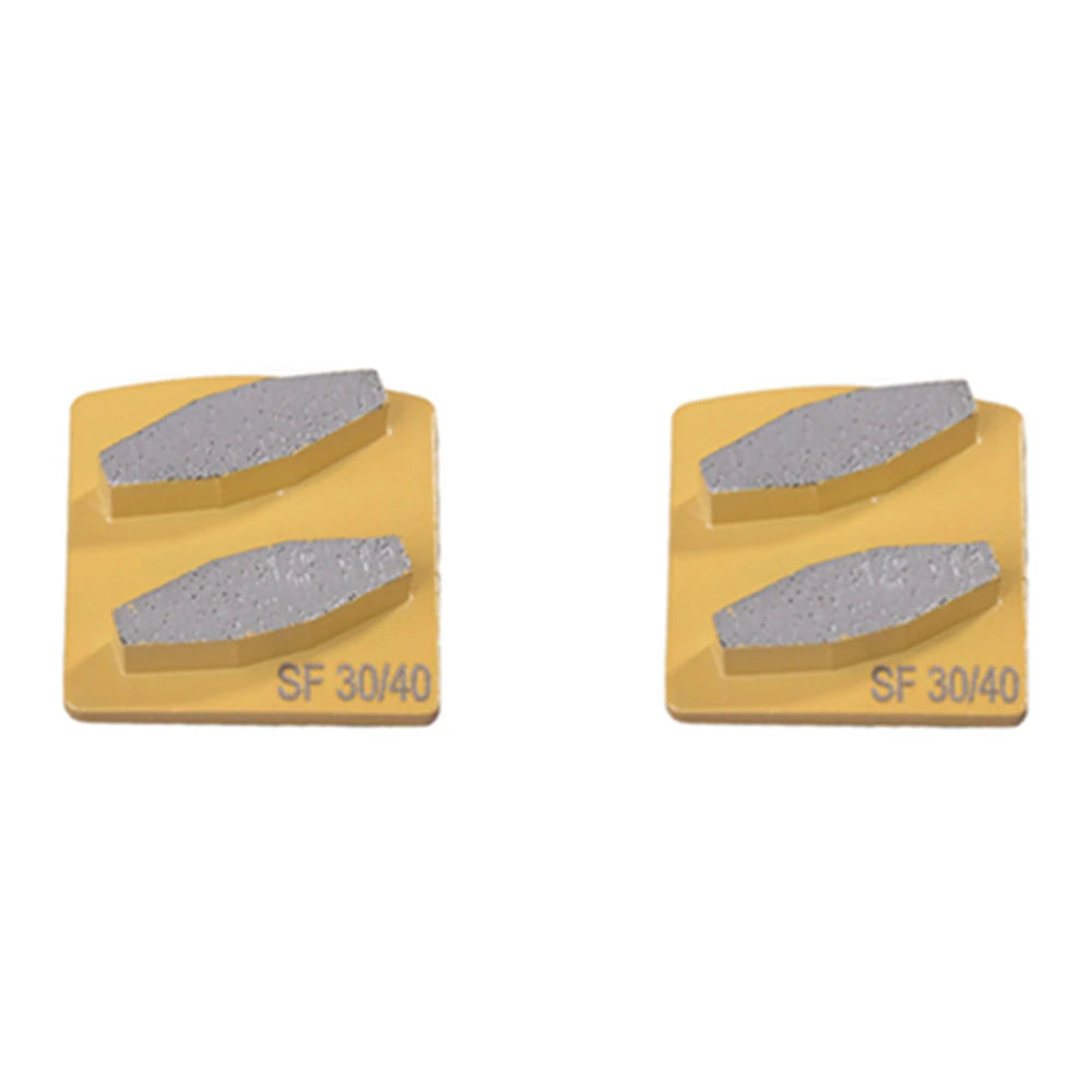 Husqvarna Diamond Grinding Shoes New Design  Metal Floor Pads Two Octagon Bars Grinding Shoes Redi Lock Concrete Disc For  Machine 12PCS