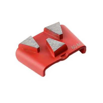 Medium Bond HTC EZ Blocks with Three Trapezoid Grinding Bars for Long-lasting Polishing on Grinders 12PCS