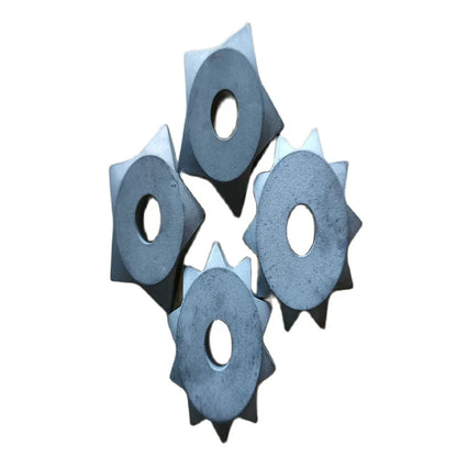 Bush Hammer  Pentagram Segments Black Gold Material For Marble Granite Diamond Abrasive Tools Power Accessorries 6Pcs