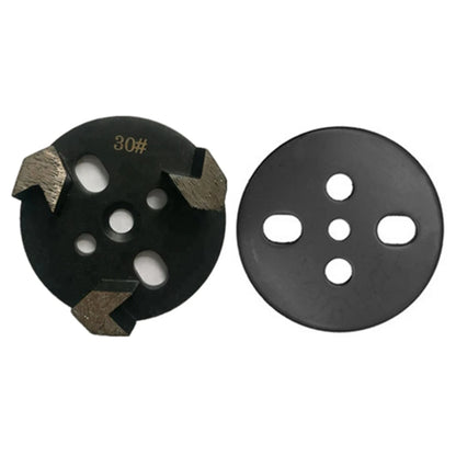12PCS GD09 Hard Bond Arrow Segmented Diamond Grinding Disc - Coarse Grits Floor Wheel for Efficient Concrete and Terrazzo Renova