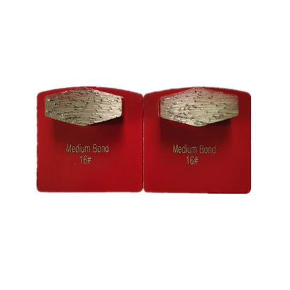 Husqvarna Redi Lock Diamond Grinding Pads Redi Lock Quick Change Concrete Grinding Shoes With One Hexagonal Segments 9PCS