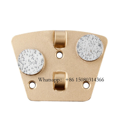 Glue Coating Removing Concrete Floor PCD Disc Blastrac Metal Epoxy Flooring Tools Two Round Bars Grinding Segments 12PCS