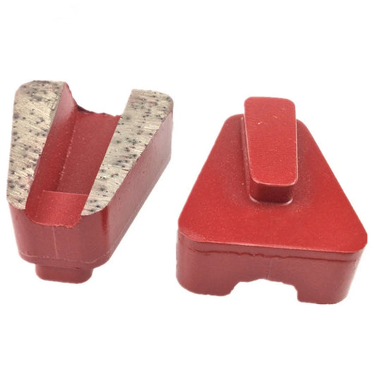 Scanmaskin Diamond Grinding Shoes Quick Lock Diamond Grinding Blocks for Concrete, Terrazzo, and Stone Surface Polishing with   Floor Grinder 9PCS