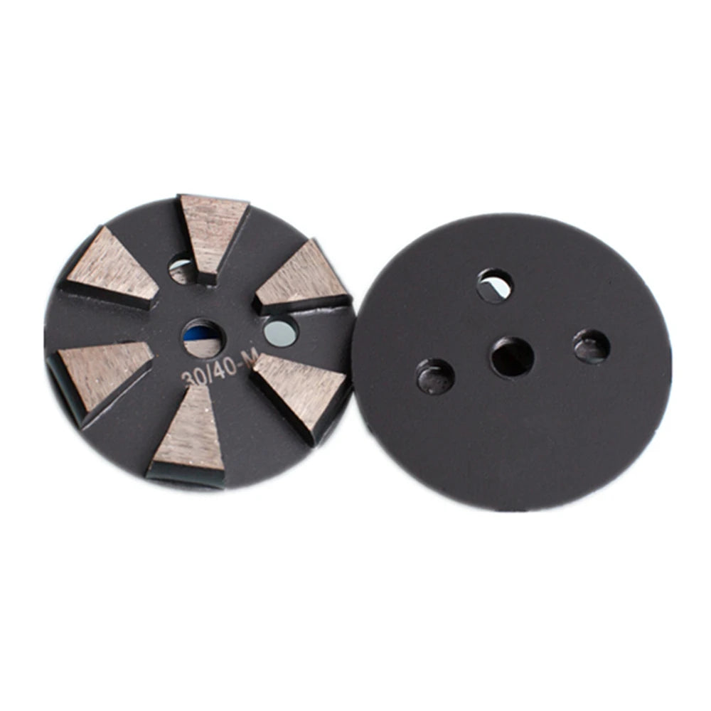 High Performance Diamond Cup Grinding Wheel for Concrete Polishing with Six Trapezoid Segments and D83mm Metal Floor Disc 9PCS