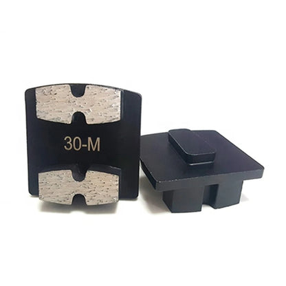 Husqvarna  Redi Lock Diamond Grinding Pads  Redilock Diamond Floor Grinding Shoes with Double Segment Bars for  Machine 9 PCS