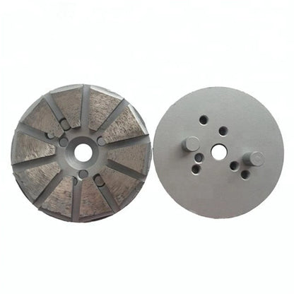Diamond Grinding Disc Series For Concrete Grinding Shoes 100mm Diameter Two Pins Metal Floor Pads Pizza Segments Plates 9PCS