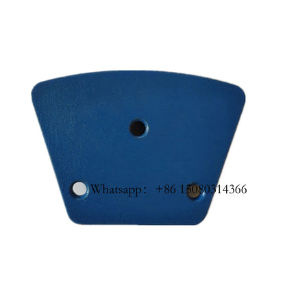 Extreme Hard Bond ASL Trapezoid Grinding Pads Three M6 Screw Holes Grit 30 Metal Segments In Blue 9PCS