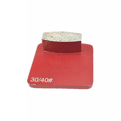 Husqvarna Diamond Grinding Shoes Husqvarna Single Drum Segment Diamond Concrete Grinding Pads  Redi Lock Floor Metal Abrasive Tools For 12PCS