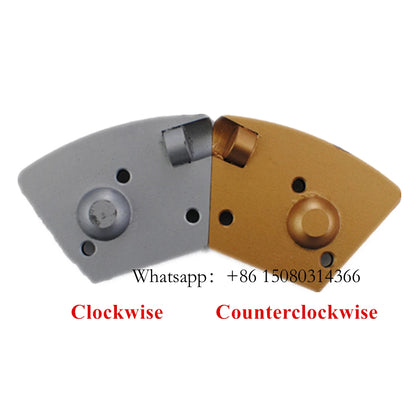 ASL Blastrac Diamond PCD Concrete Pads One Full Round Grinding Segment Floor Plates For Removing Paints Glue Epoxy 12PCS