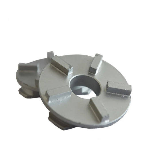 Prepmaster Diamond Floor Tools 4 Inch Grinding Disc with Five Segments - 9PCS Triangle Quick Change Concrete Disc