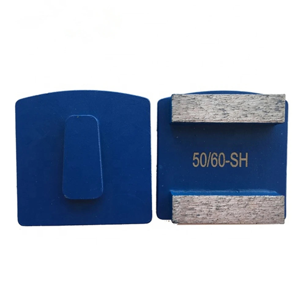 Husqvarna/Scanmaskin Diamond Grinding Shoes Redi Lock Soft Bond  Grinding Discs with Two Diamond Bars for Rough Concrete and Terrazzo Floor Polishing