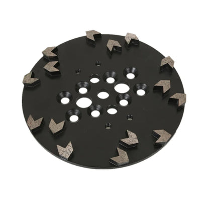 Sharp Arrow Segments 10 Inch Diamond Grinding Wheel for Hard Bond Flooring - Abrasive Disk for Concrete and Terrazzo Floor 3PCS