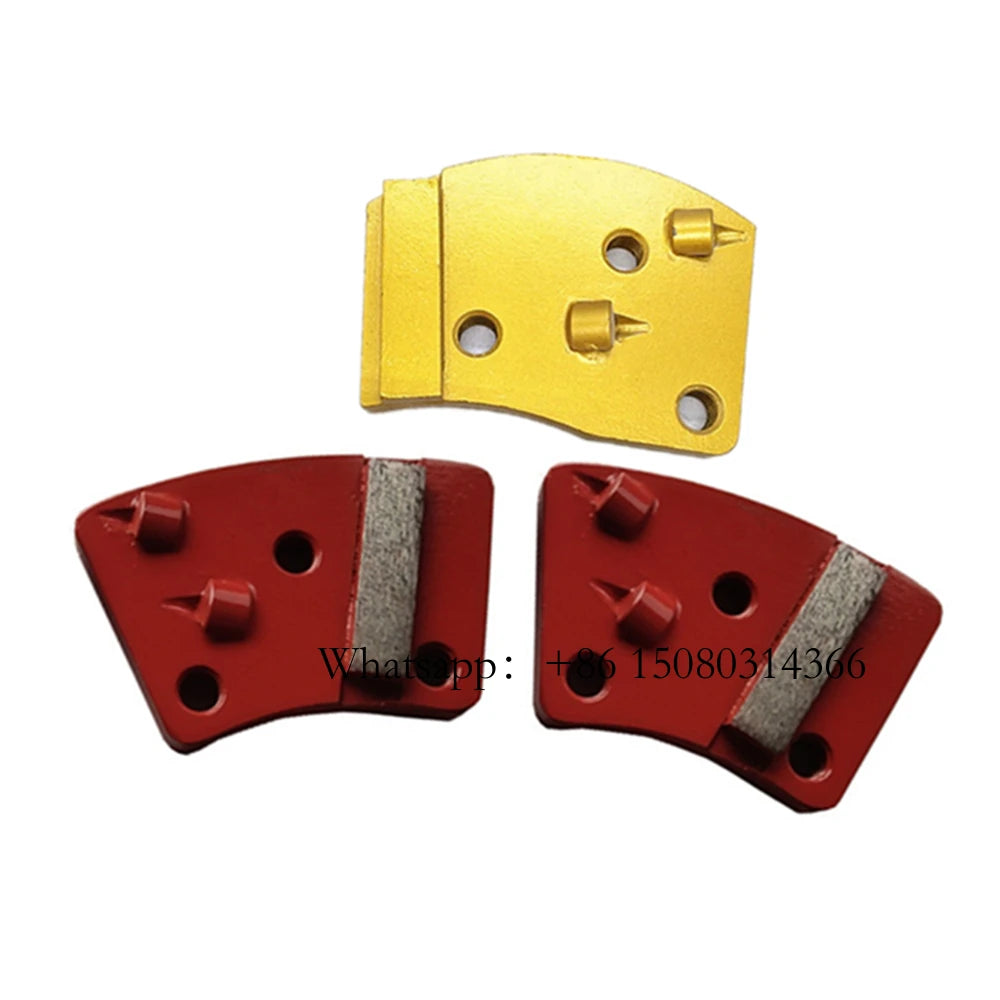 Diamond Floor PCD Polishing Pads M6 Thread Holes ASL Router Bits For Epoxy Remove Counter Clockwise Rotations 12PCS