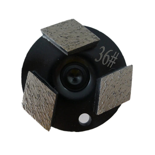 3 Inch Diamond Plus Concrete Grinding Disc with Three Rhombus Segments for Stone and Terrazzo Floors - Pack of 12
