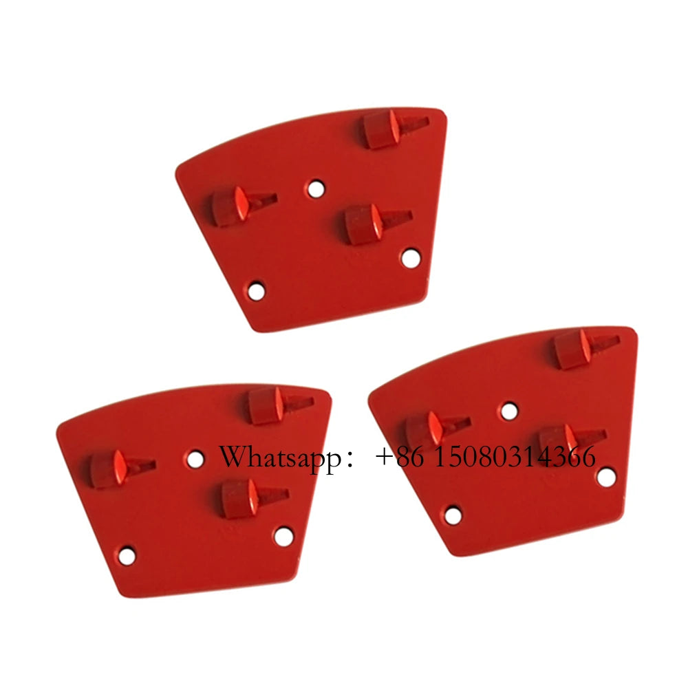 PCD Grinding Plate ASL Concrete Brick Three Quarter Scraper For Floor Preparation Coating Removal 12PCS