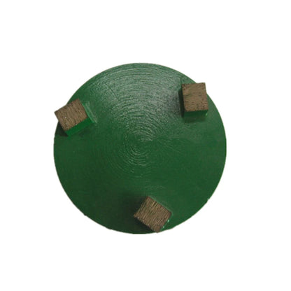 9PCS Metal Grinding Puck - D83mm 3 Inch Dry Pad with 3 Cubic Segments for Floor Grinder and Polishing