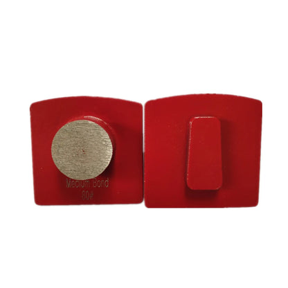 Husqvarna Redi Lock Diamond Grinding Pads Single Round Segment  Floor Grinding Block For Concrete Terrazzo 9PCS