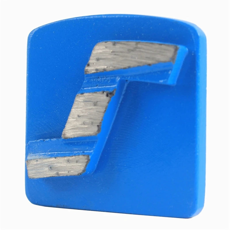Husqvarna /Scanmaskin Diamond Grinding Shoes Redi Lock Diamond Grinding Plates with Single Z Shape Segment for  Tools 9 PCS