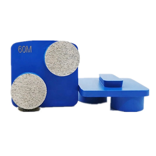 Husqvarna /Scanmaskin Diamond Grinding Shoes Redilock Concrete Polishing Tools - Double Round Segments Diamond Grinding Shoes for   Grinder -9PCS