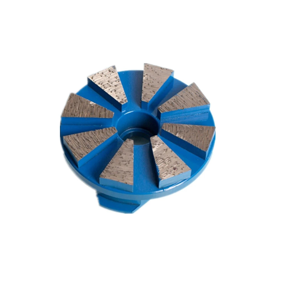 Triangle EZ Change Quick Lock Floor Grinding Pads 4 Inch Diamond Stone Disc Metal Polishing Puck For Concrete 9PCS