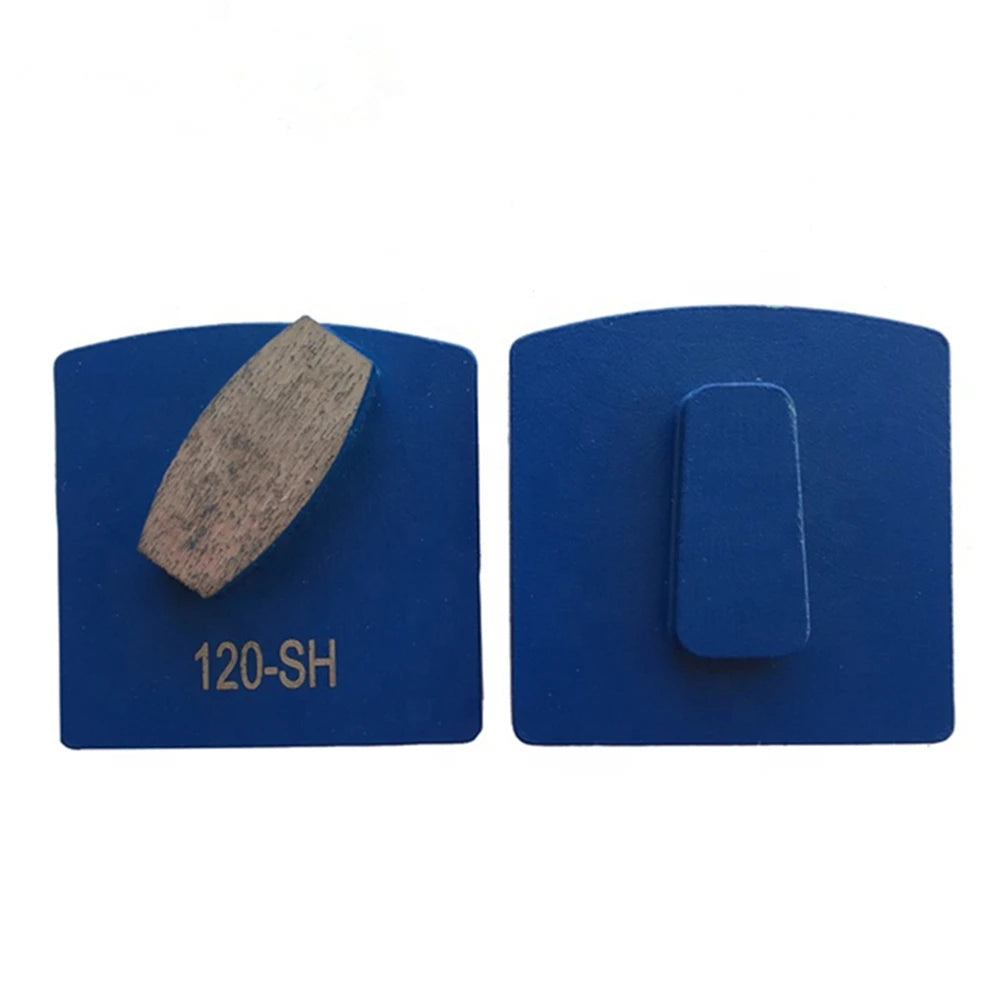 Husqvarna /Scanmaskin Diamond Grinding Shoes of Redi Lock  Scanmaskin Diamond Grinding Shoes with Single Bar Segment for Concrete, Terrazzo, and Stone Polishing 9pcs
