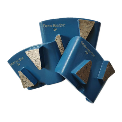 HTC Diamond Double Trapezoid Concrete Floor Grinding Segments with HTC EZ Lock for 12PCS