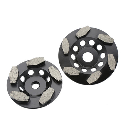 4" Diamond Grinding Disc for Angle Grinder with M14 Thread, Stone Cup Wheel for Concrete Floor Pads, 5/8"-11 Holes, 9PCS