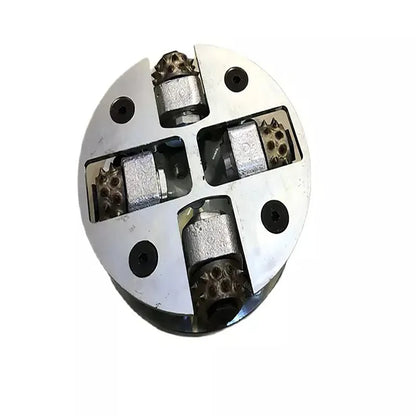 Bush Hammer 125MM New Item Single Layer 4 Rollers Rotary Plate Diamond Abrasive Tool For Grinding Concrete And Stone
