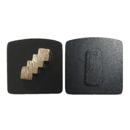 Husqvarna Redi Lock Double Zigzag Grinding Segments For Concrete Floor Renovation Single Sharp Bar Metal Pad  Machine 12PCS