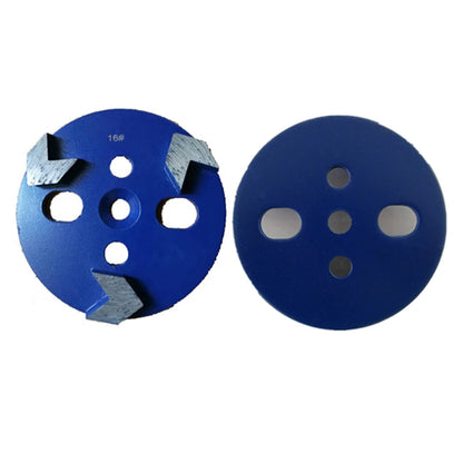 12PCS GD09 Hard Bond Arrow Segmented Diamond Grinding Disc - Coarse Grits Floor Wheel for Efficient Concrete and Terrazzo Renova