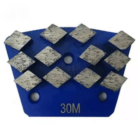 Trapezoid Concrete Grinding Tools wolf claw Segments with M6 Screws Diamond Abrasive Grinding Disc SASE Floor Grinder 9pcs
