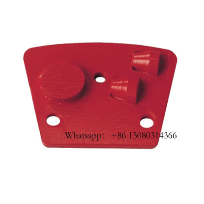 Counterclockwise Abrasive PCD Block Diamatic Blastrac Trapezoid Pads Two Dovetail Disc For Mastic Removal 12PCS