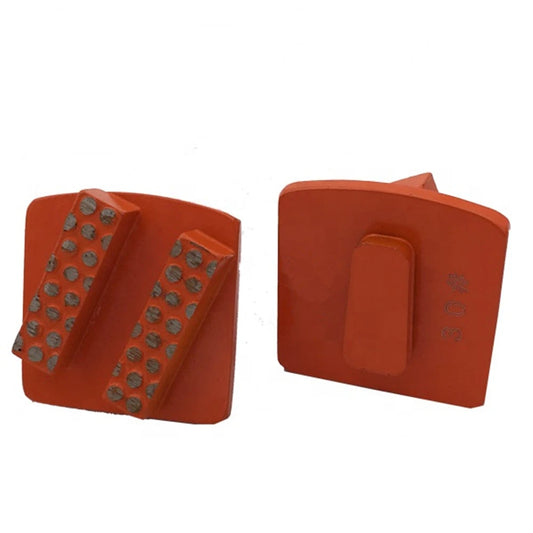 Husqvarna Diamond Grinding Shoes Two Rough Grinding Segments Floor Pads Redi Lock Shoes  Diamond Polishing Disc For Glue Epoxy 12PCS