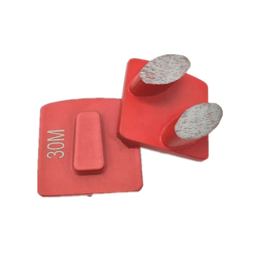 Husqvarna Diamond Grinding Shoes Factory Price Double Oval Grinding Segments Concrete Surface Blocks Floor Diamond Pads For  9PCS