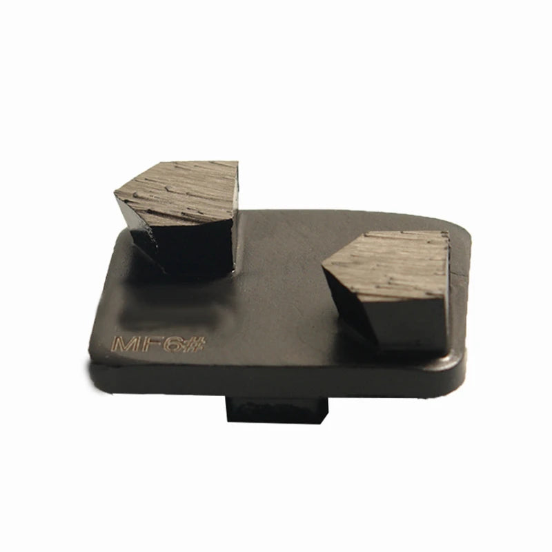 Husqvarna Diamond Grinding Shoes Husqvarna Two Bullet Shape Segments  Diamond Grinding Shoes Concrete Pads For Hard Thick Epoxy 9PCS
