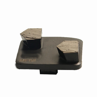Husqvarna Diamond Grinding Shoes Husqvarna Two Bullet Shape Segments  Diamond Grinding Shoes Concrete Pads For Hard Thick Epoxy 9PCS