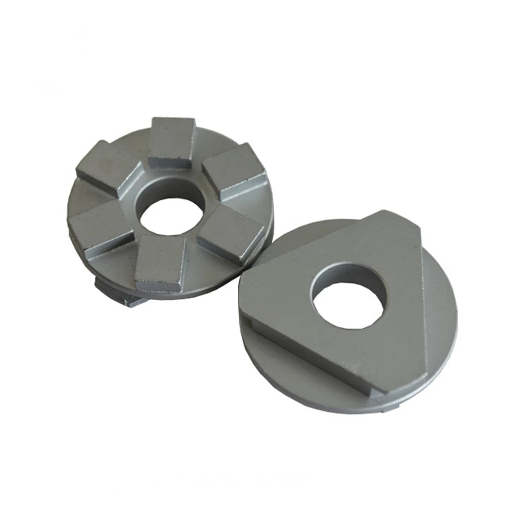 9PCS Triangle Lock Concrete Grinding Puck With Six Segments 4 Inch D100mm Diamond Plate For Stone And